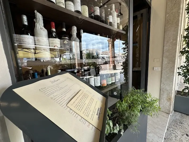 Menu Trattoria Contemporanea del Dorando - Carpi